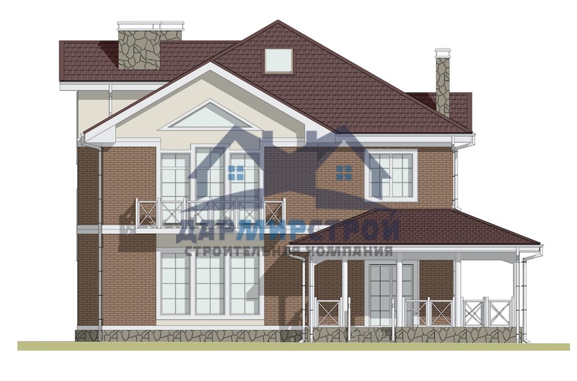 П62 - двухэтажный индивидуальный жилой дом с эксплуатируемой кровлей. — изображение 13