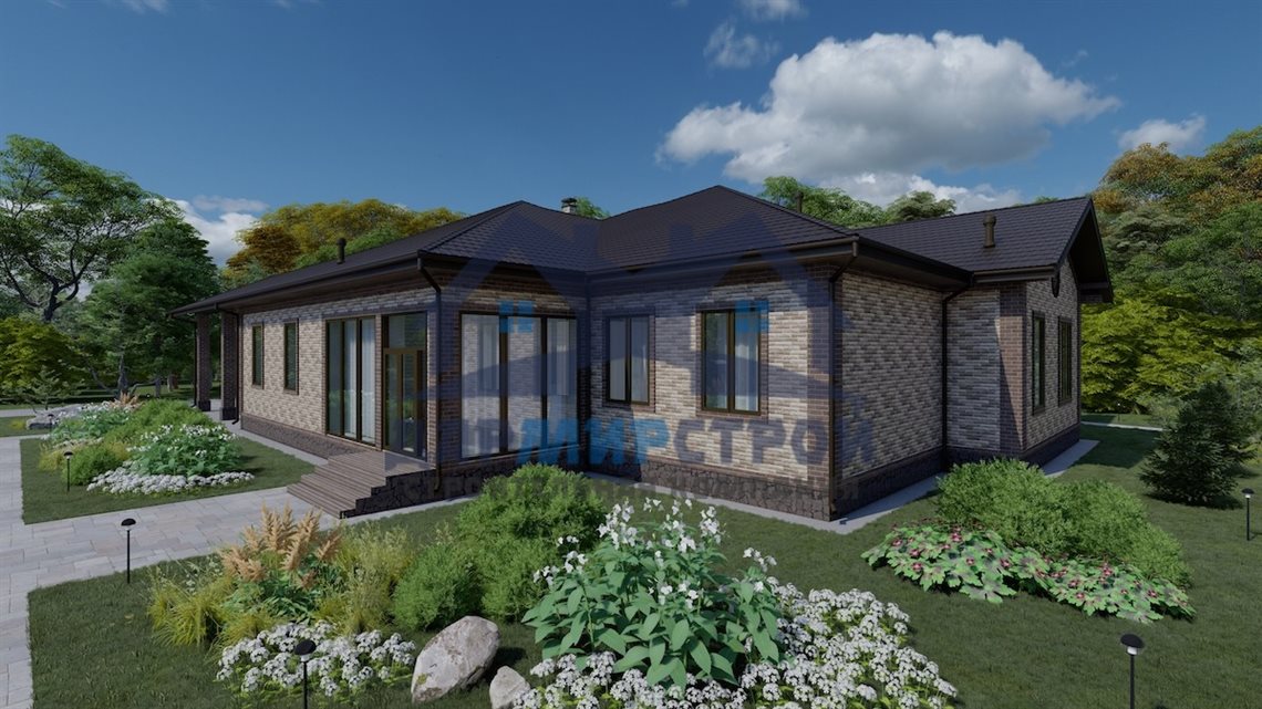 П161 – индивидуальный одноэтажный жилой дом — изображение 2