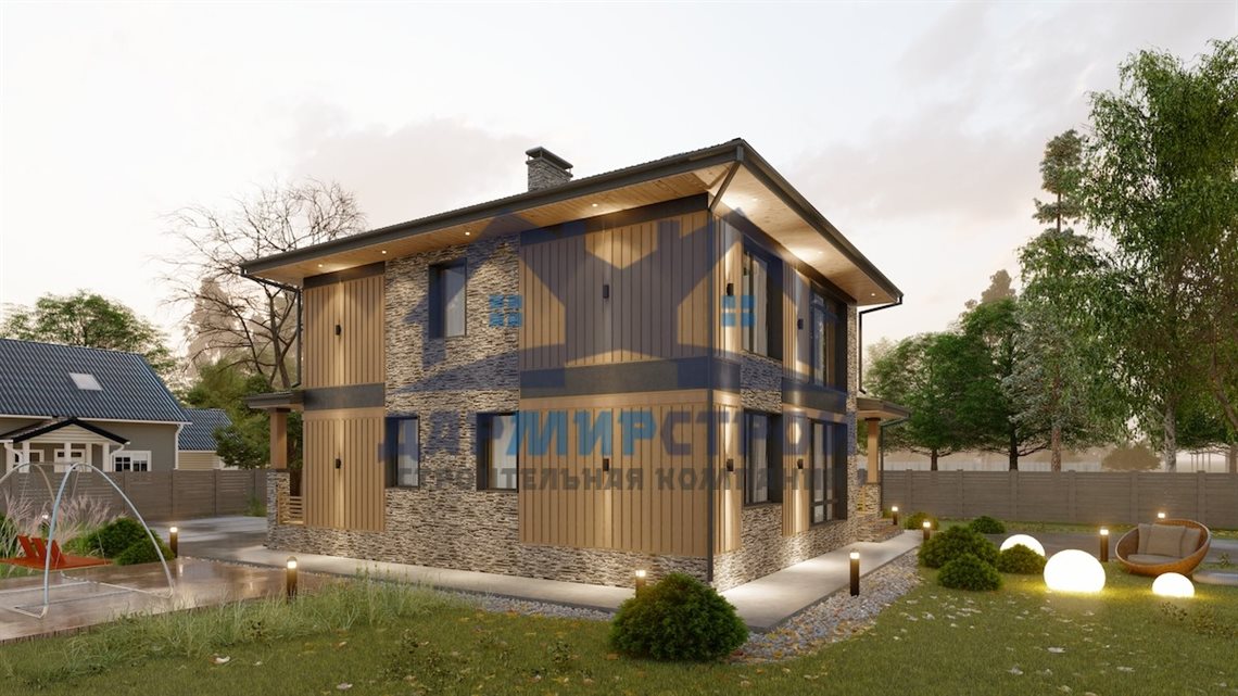 П128 - индивидуальный двухэтажный жилой дом. — изображение 2