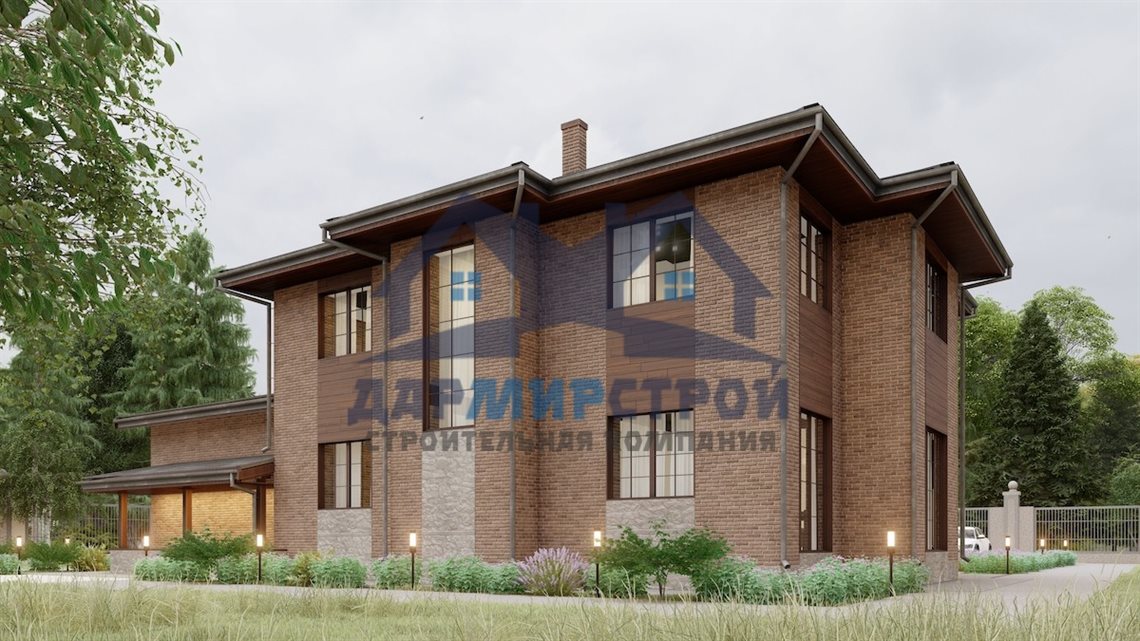 П100 - индивидуальный двухэтажный жилой дом — изображение 3