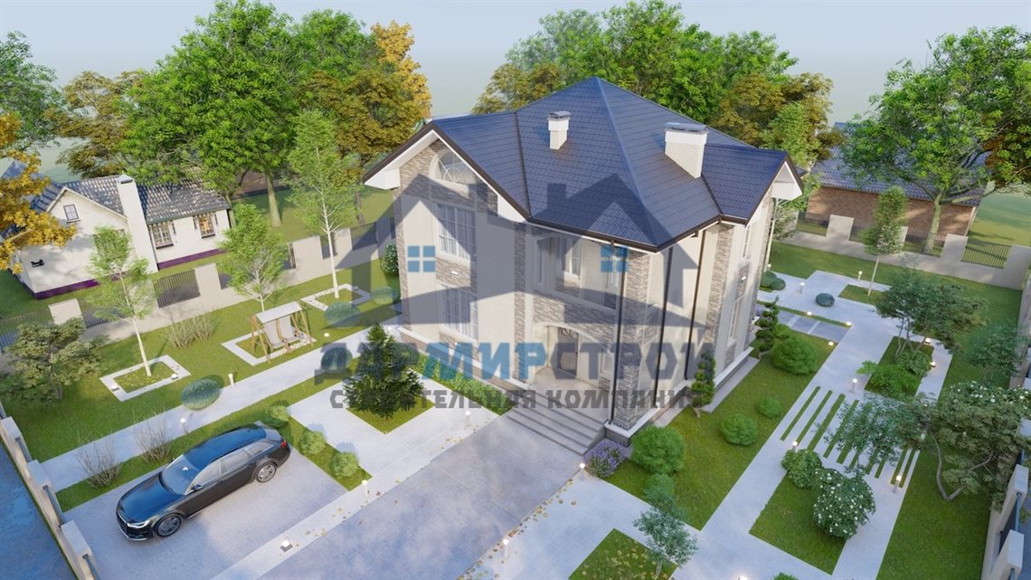 П152 - индивидуальный двухэтажный жилой дом с сложной кровлей. — изображение 4