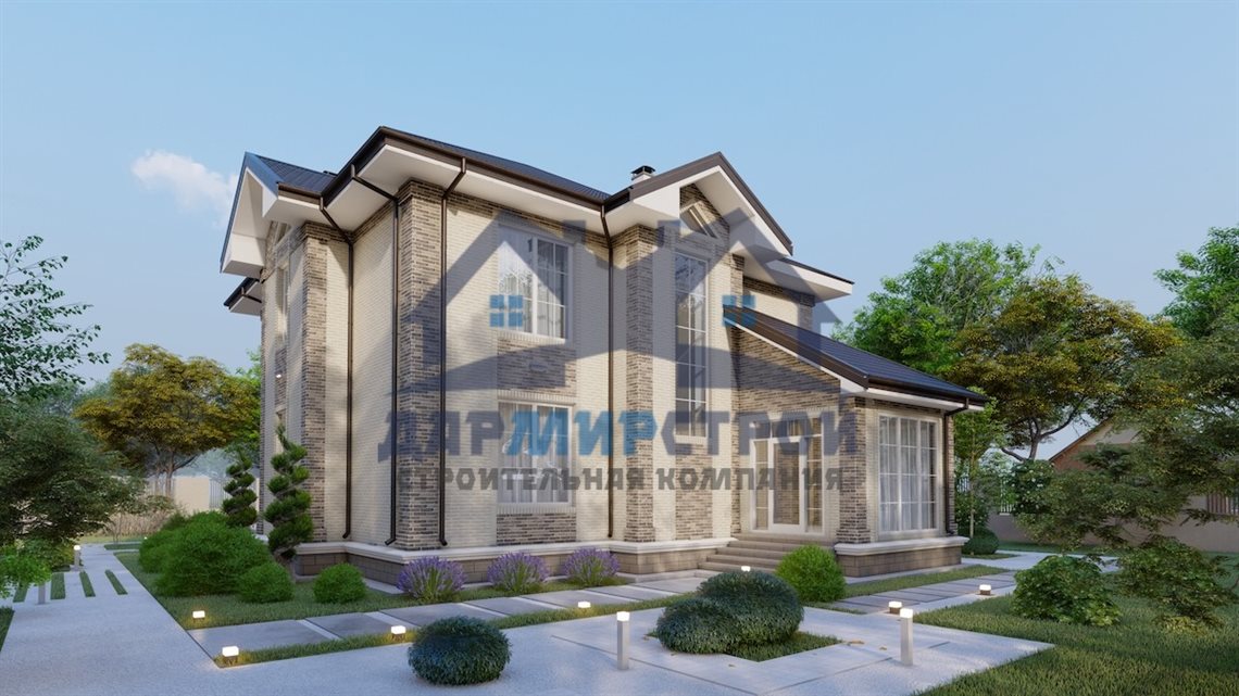 П152 - индивидуальный двухэтажный жилой дом с сложной кровлей. — изображение 5