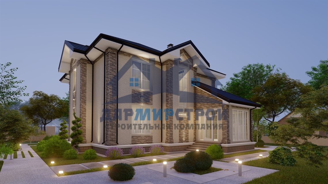 П152 - индивидуальный двухэтажный жилой дом с сложной кровлей. — изображение 6