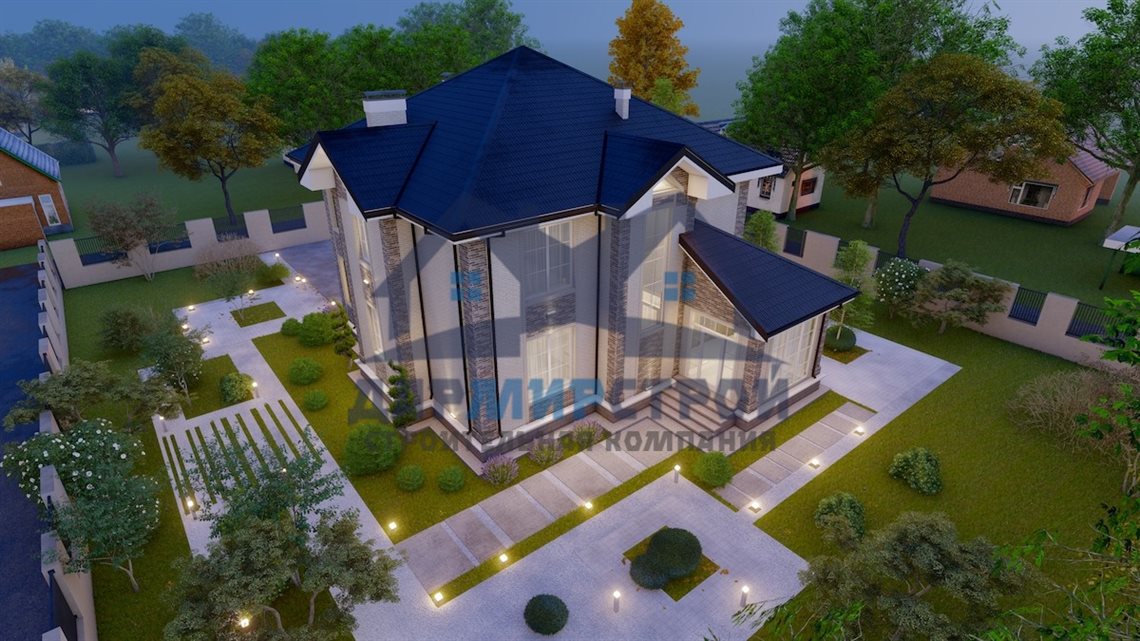 П152 - индивидуальный двухэтажный жилой дом с сложной кровлей. — изображение 7