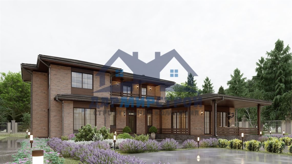 П100 - индивидуальный двухэтажный жилой дом — изображение 9