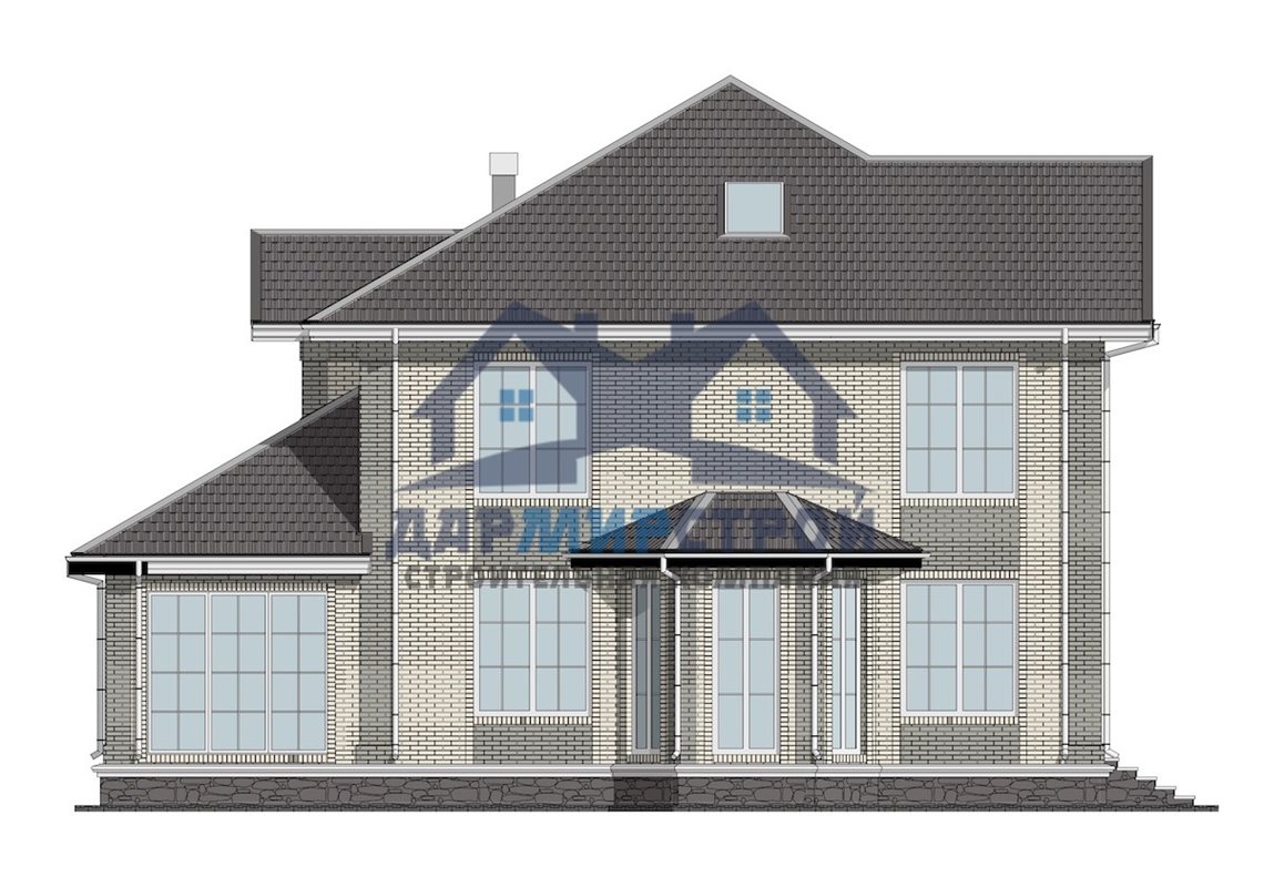 П152 - индивидуальный двухэтажный жилой дом с сложной кровлей. — изображение 11