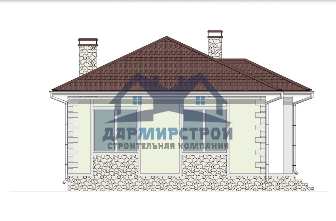 П168 - индивидуальный одноэтажный жилой дом. — изображение 9