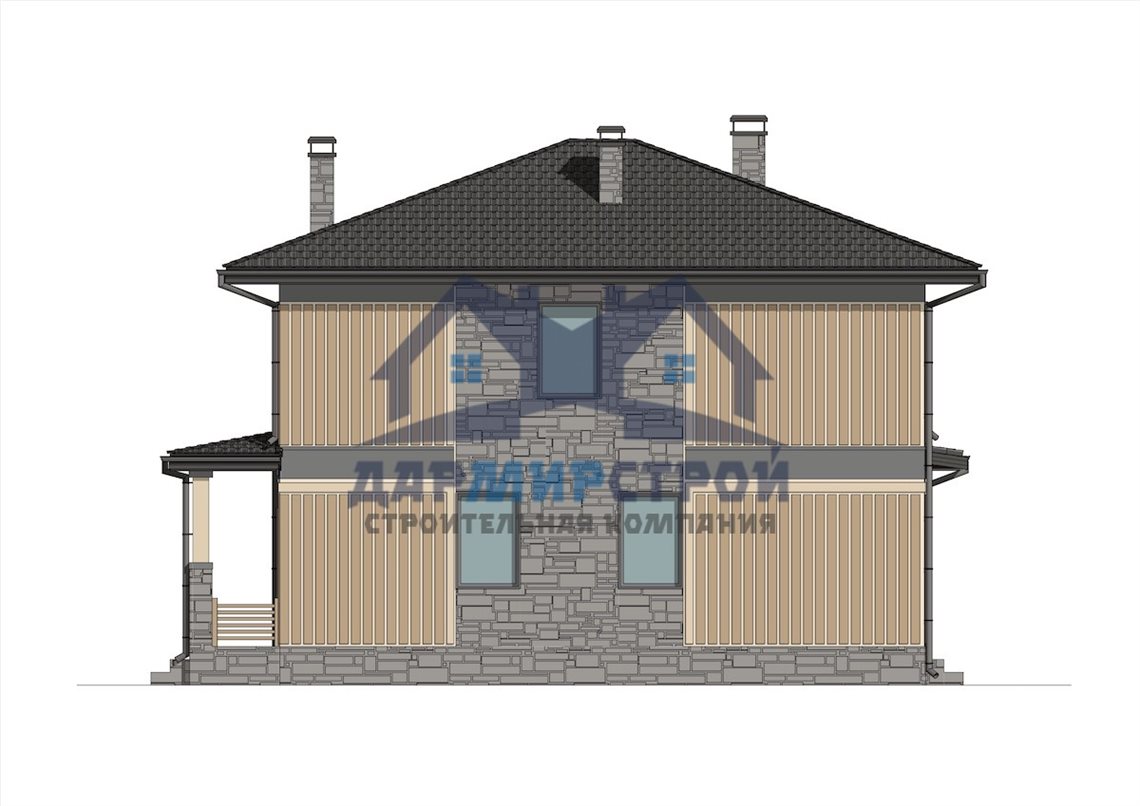 П128 - индивидуальный двухэтажный жилой дом. — изображение 10