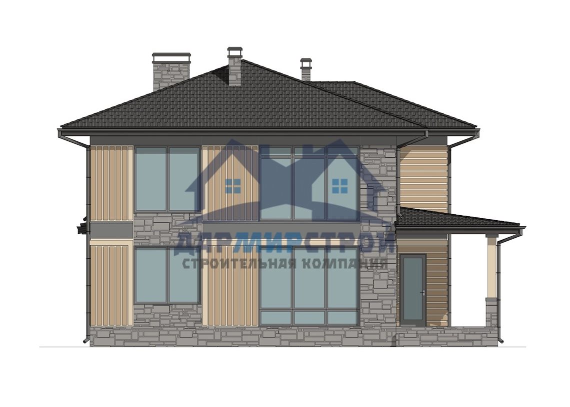 П128 - индивидуальный двухэтажный жилой дом. — изображение 12
