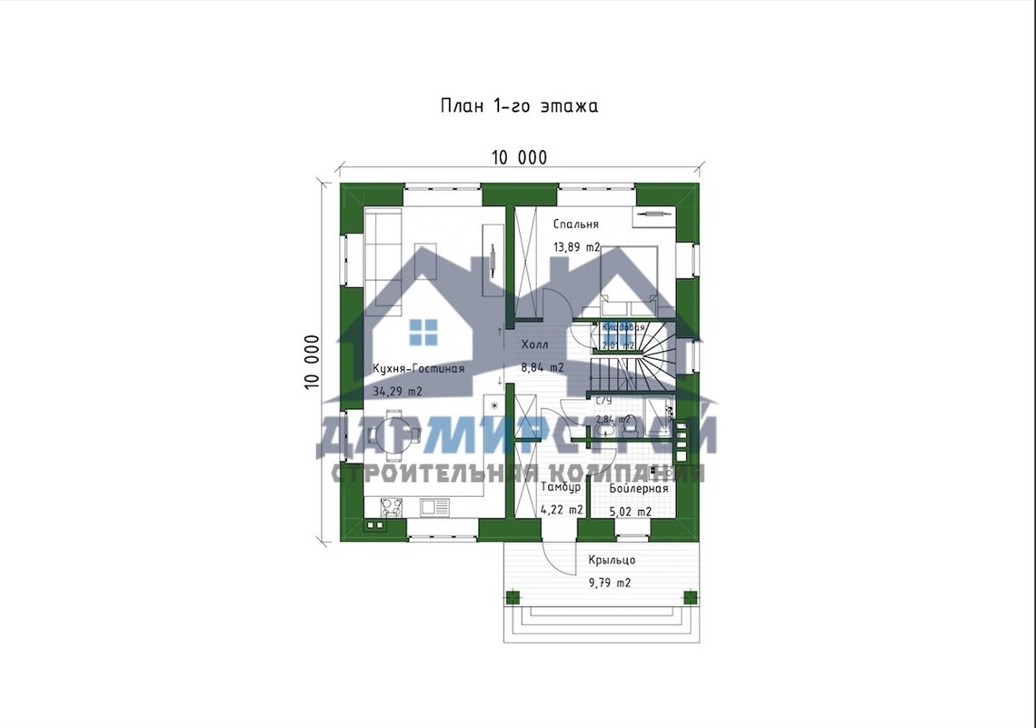 П151 - индивидуальный двухэтажный жилой дом. — изображение 7