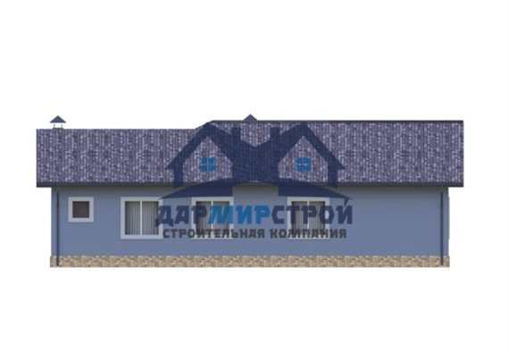 106-26 Проект одноэтажного дома из газобетона (П84) — изображение 5