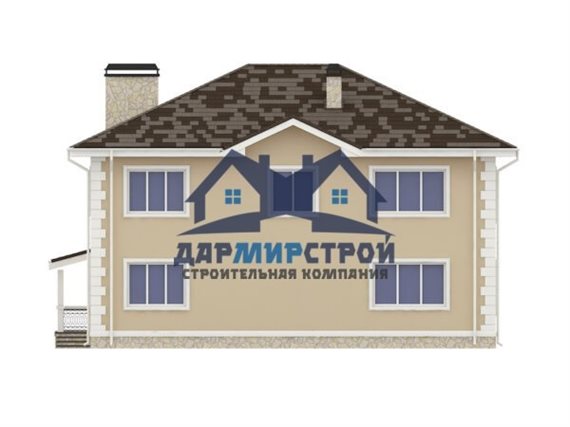 П4 - Проект двухэтажного дома из газобетона — изображение 7